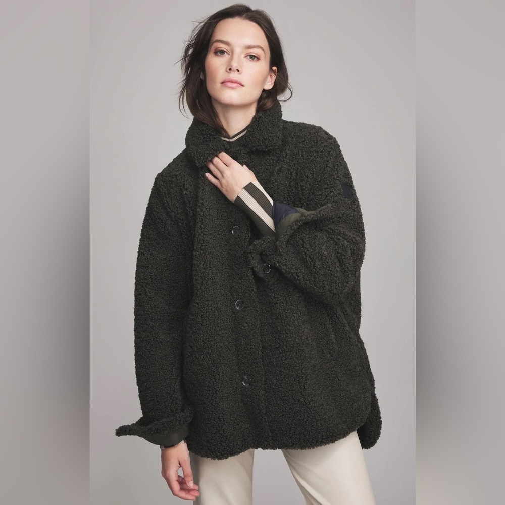 Alp N Rock Livi Shearling Jacket, Olive